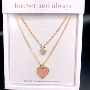2 piece Charm Necklace Gift Set